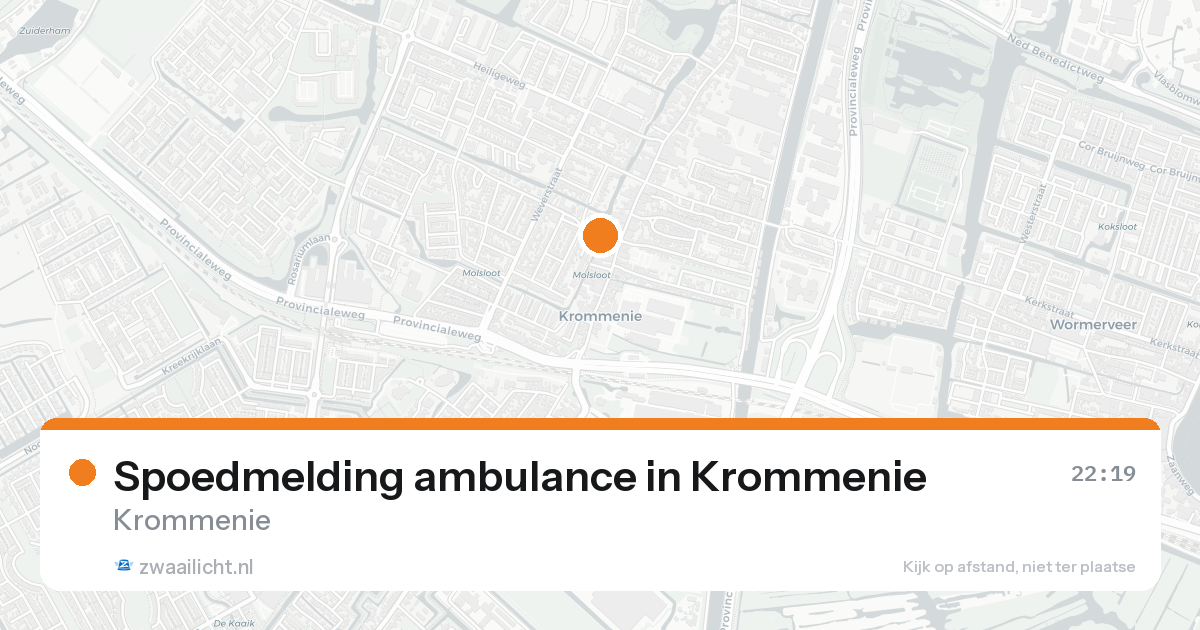 Spoedmelding ambulance in Krommenie — 30 jan 2026