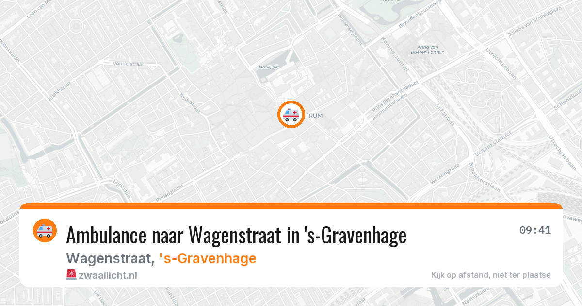 Ambulance naar Wagenstraat in 's-Gravenhage — 2 feb 2026