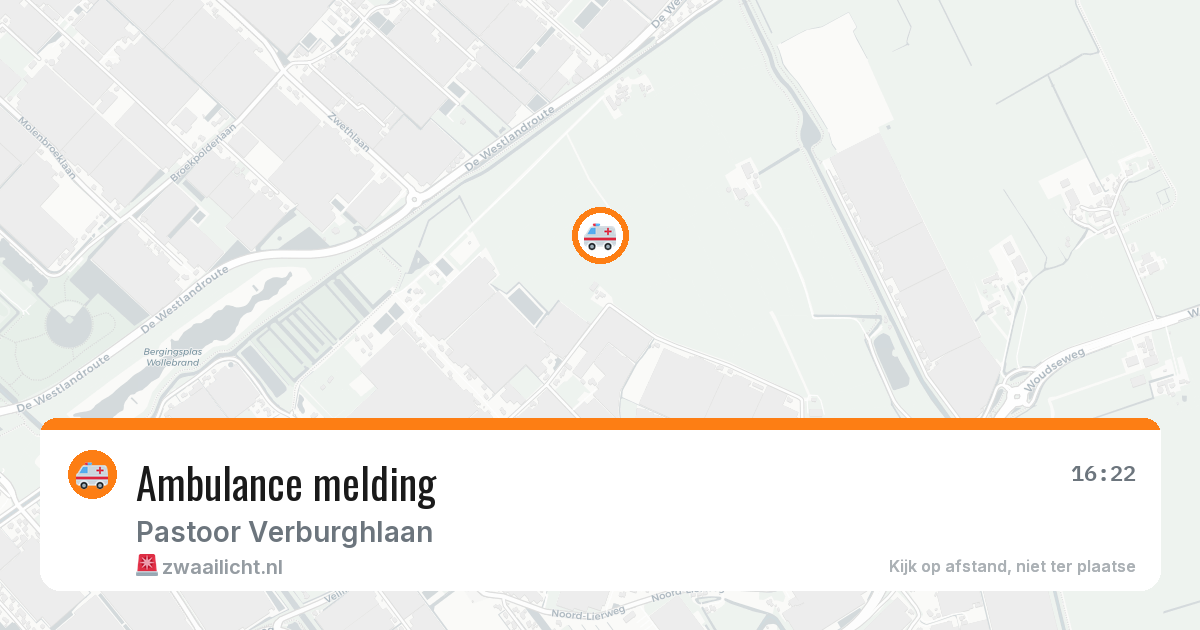 Ambulance melding — 8 apr 2026
