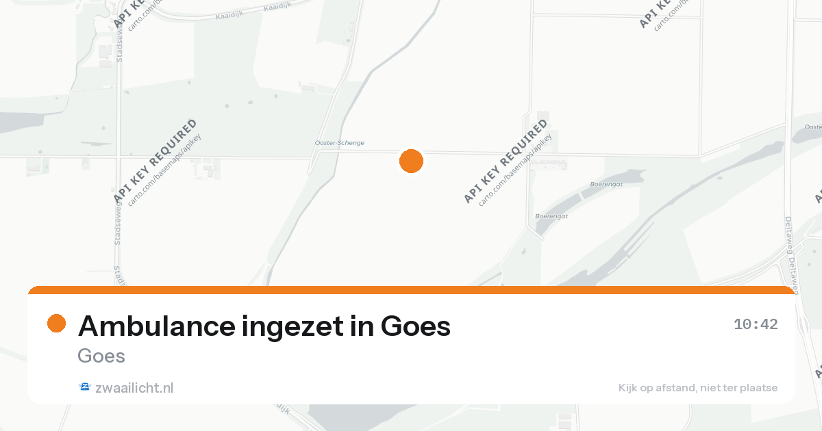 Ambulance ingezet in Goes — 26 aug 2026