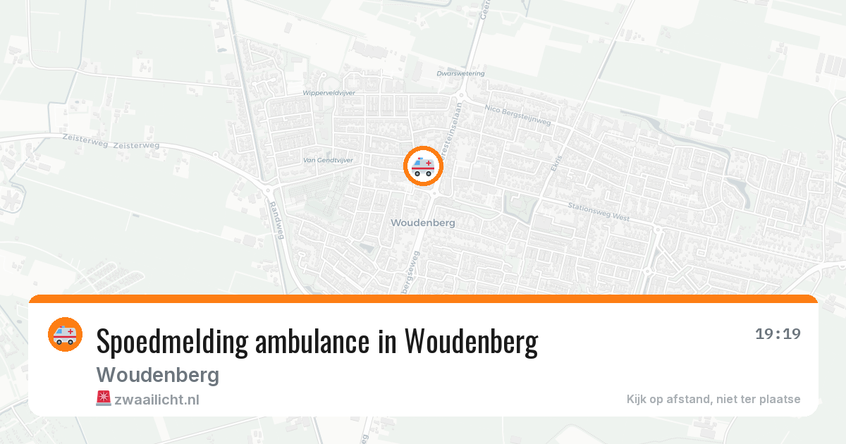 Spoedmelding ambulance in Woudenberg — 8 apr 2026