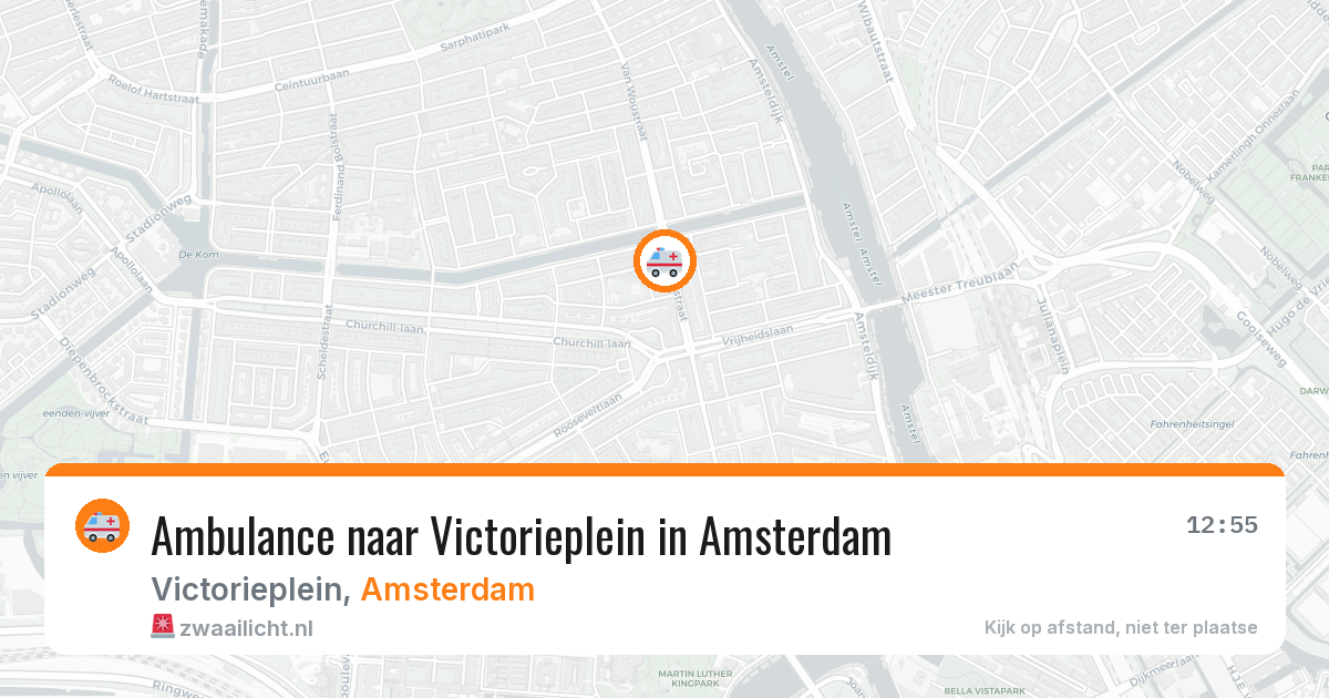 Ambulance naar Victorieplein in Amsterdam — 29 mei 2026