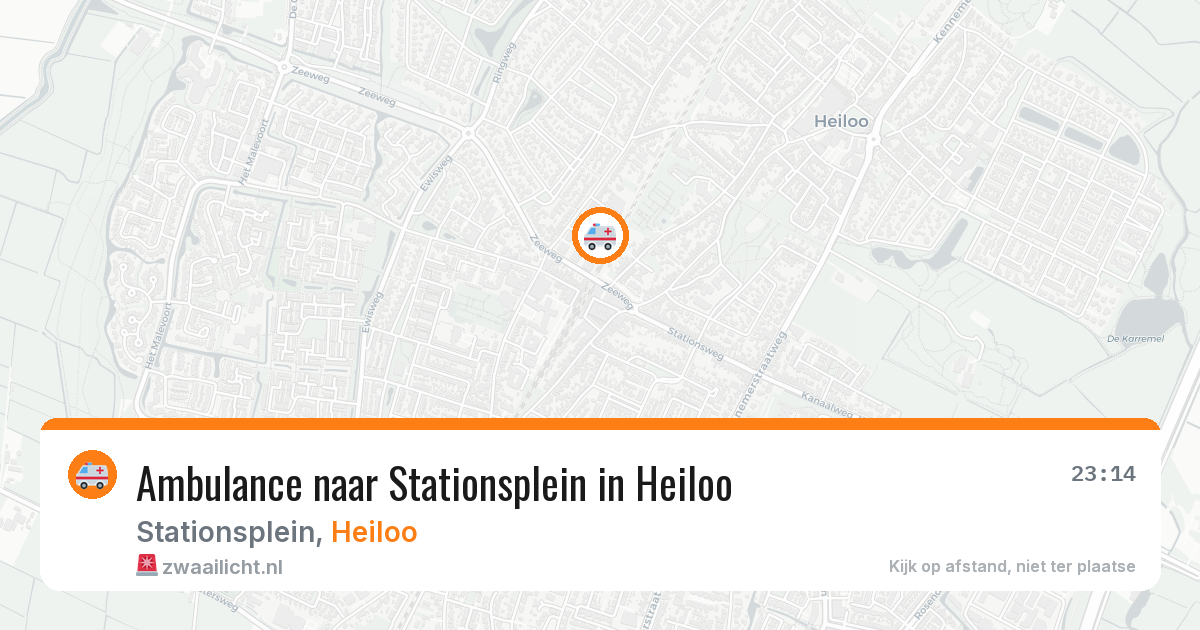 Ambulance naar Stationsplein in Heiloo — 5 apr 2026