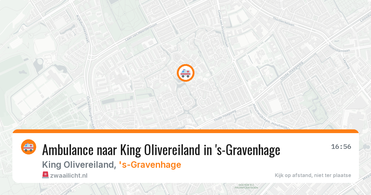 Ambulance naar King Olivereiland in 's-Gravenhage — 6 jul 2026