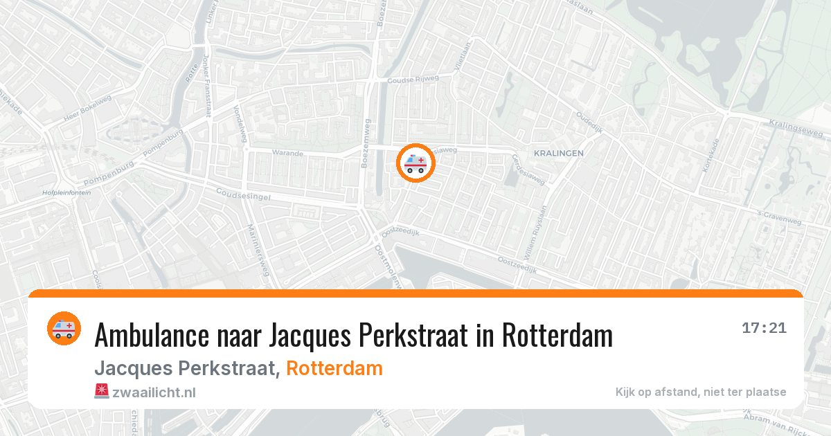 Ambulance naar Jacques Perkstraat in Rotterdam — 11 jun 2026