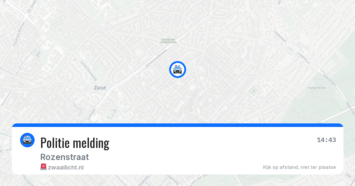 Politie melding — 29 apr 2026