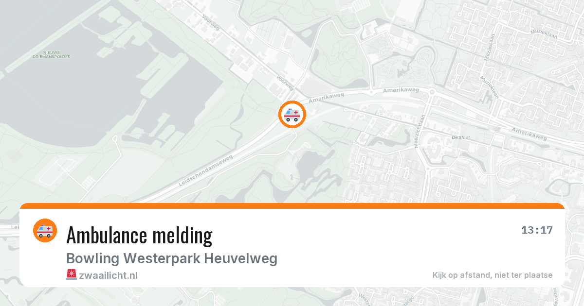 Ambulance melding — 8 feb 2026