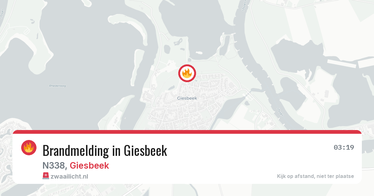 Brandmelding in Giesbeek — 28 jun 2026