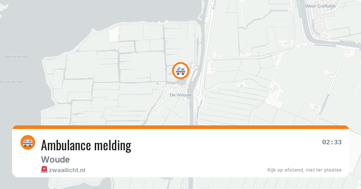 Ambulance melding — 6 mei 2026