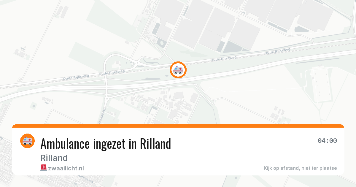 Ambulance ingezet in Rilland — 14 aug 2026
