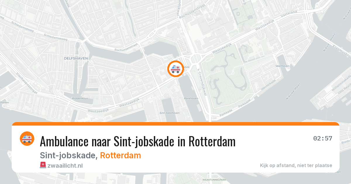 Ambulance naar Sint-jobskade in Rotterdam — 29 jul 2026