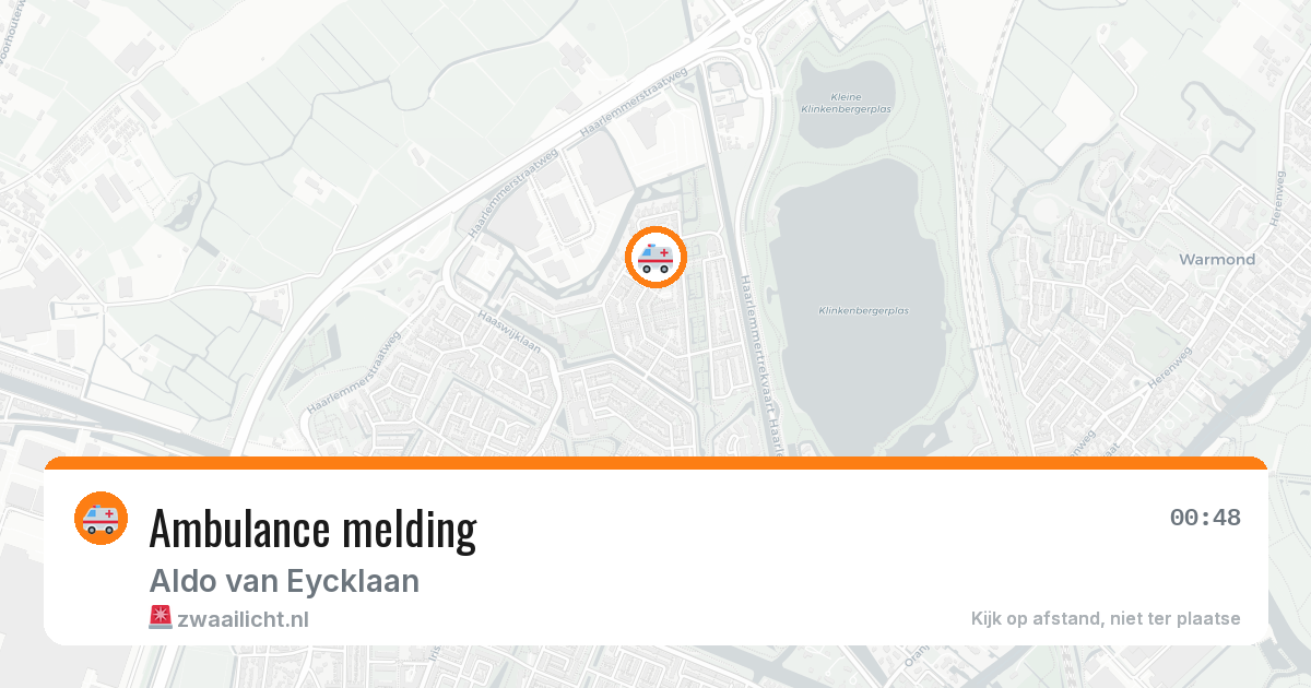 Ambulance melding — 29 jan 2026