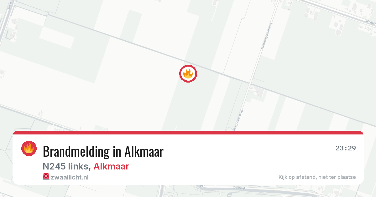 Brandmelding in Alkmaar — 27 jun 2026