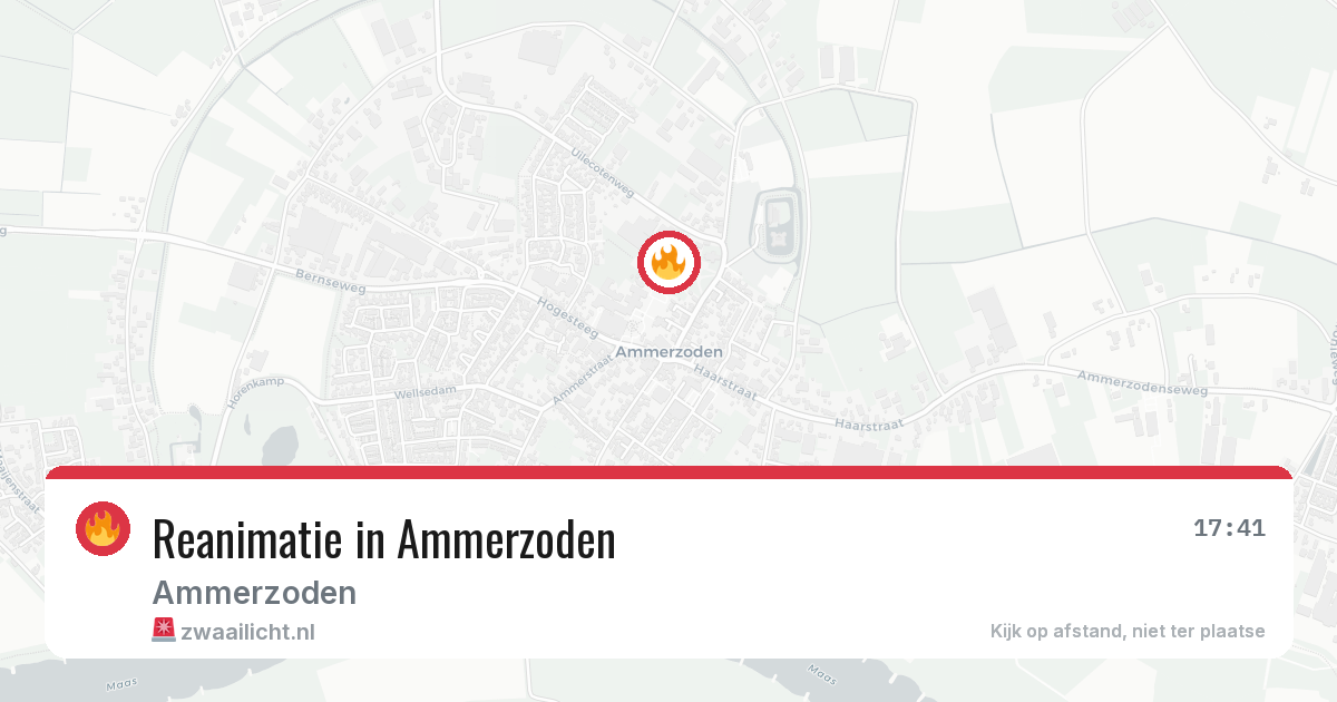 Reanimatie in Ammerzoden — 5 mei 2026
