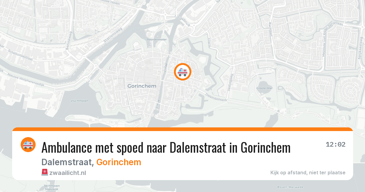 Ambulance met spoed naar Dalemstraat in Gorinchem — 5 apr 2026