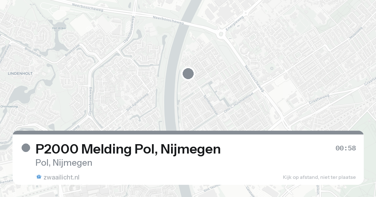 P2000 Melding Pol, Nijmegen — 30 jan 2026