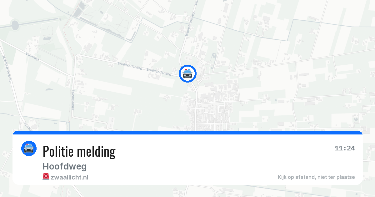 Politie melding — 9 jun 2026