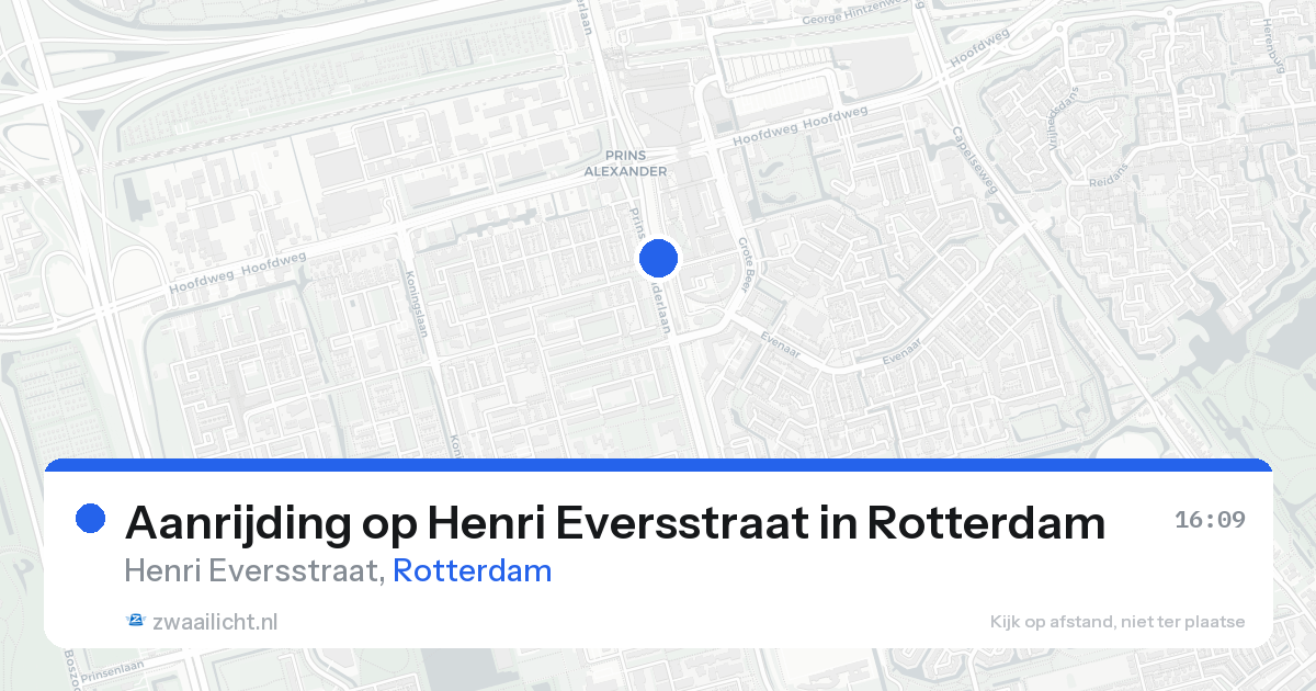Aanrijding op Henri Eversstraat in Rotterdam — 30 jun 2026
