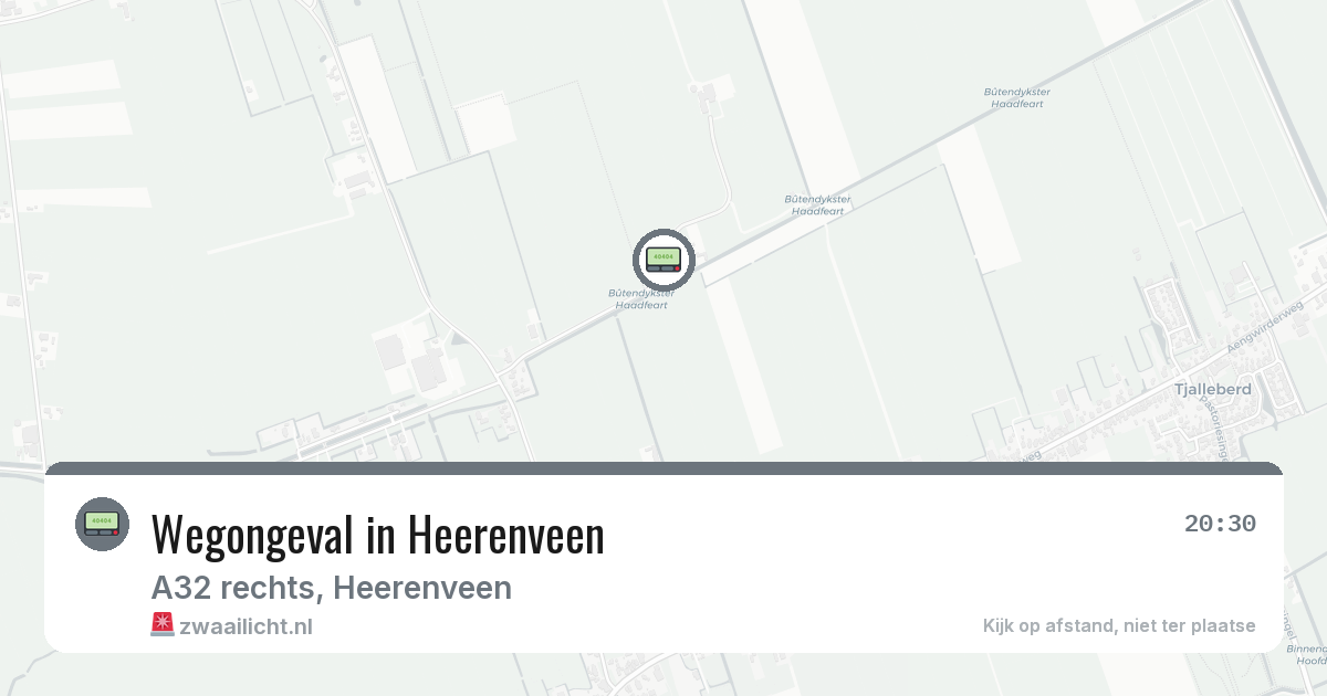 Wegongeval in Heerenveen — 12 feb 2026