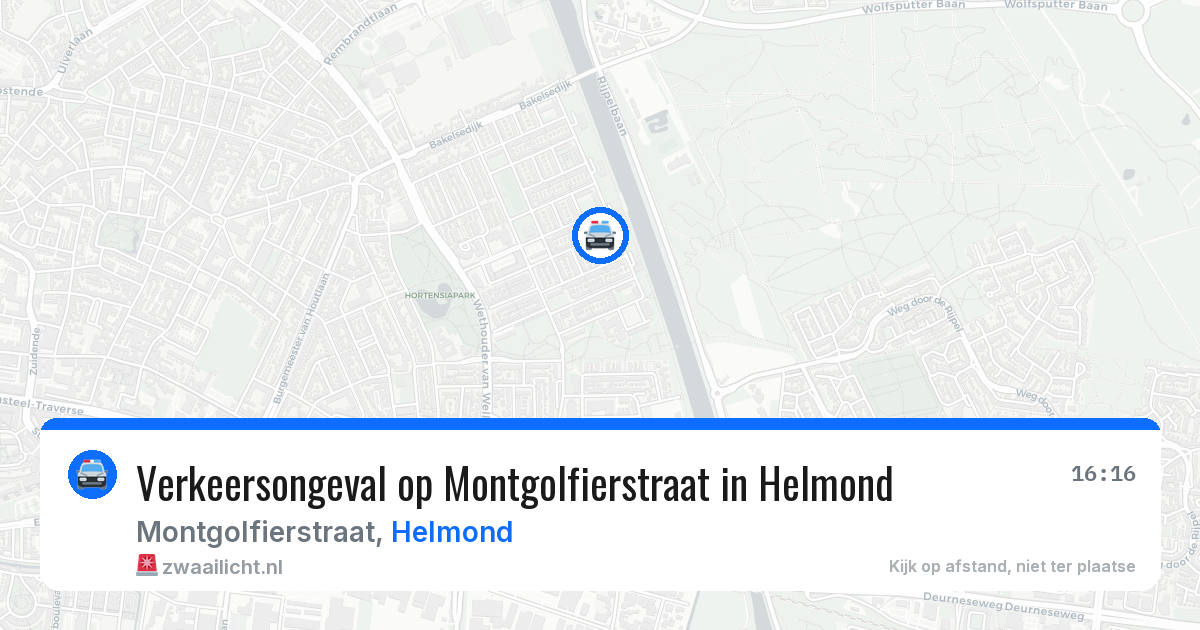 Verkeersongeval op Montgolfierstraat in Helmond — 27 mei 2026