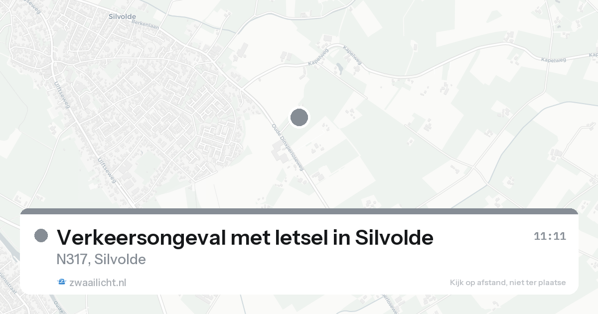 Verkeersongeval met letsel in Silvolde — 24 aug 2026