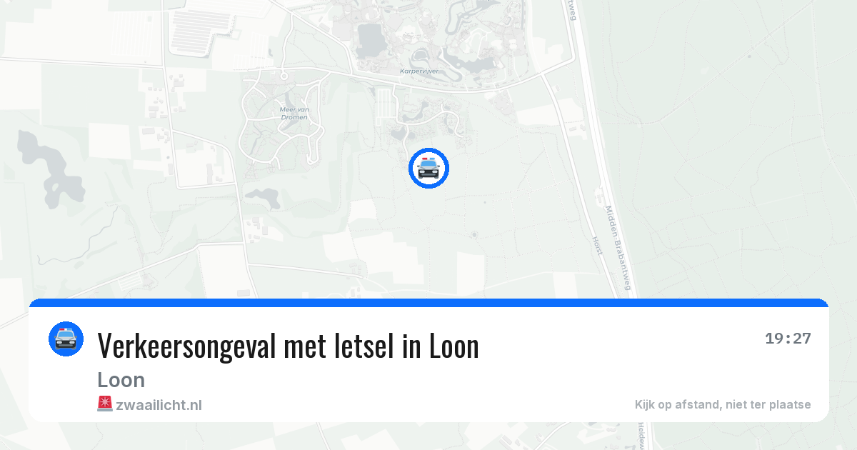 Verkeersongeval met letsel in Loon — 22 mei 2026