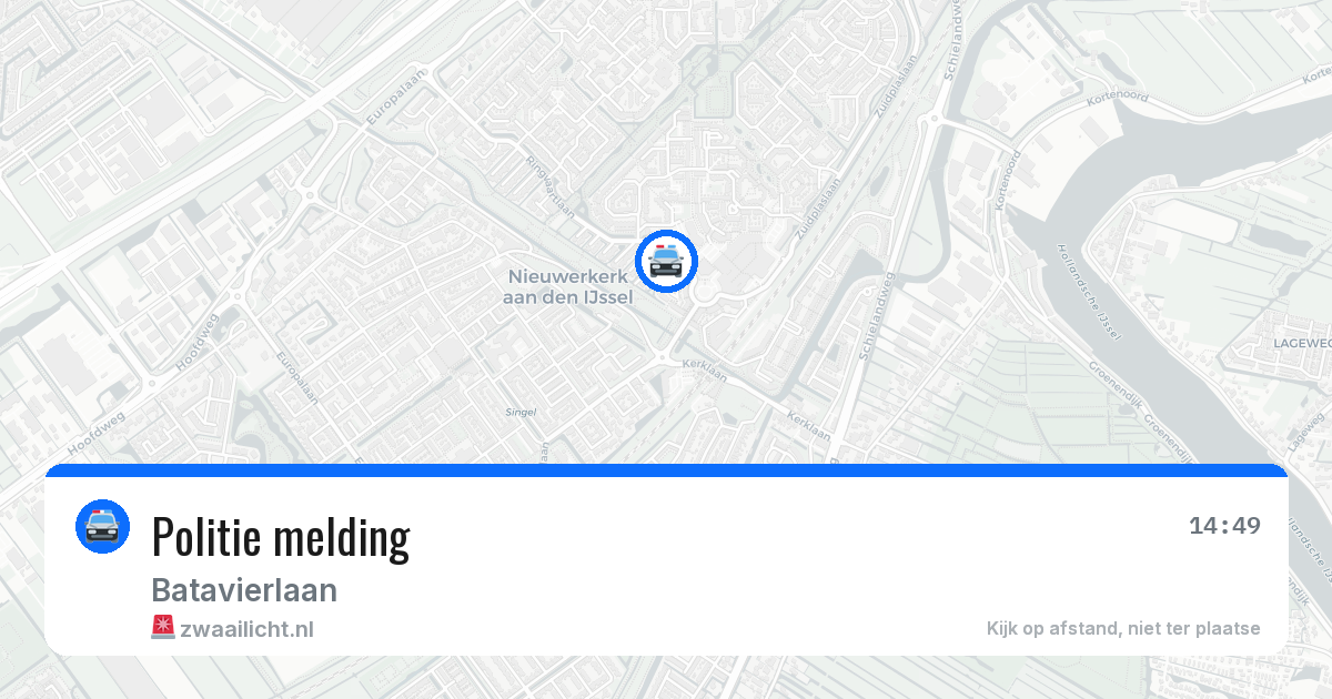 Politie melding — 12 jun 2026