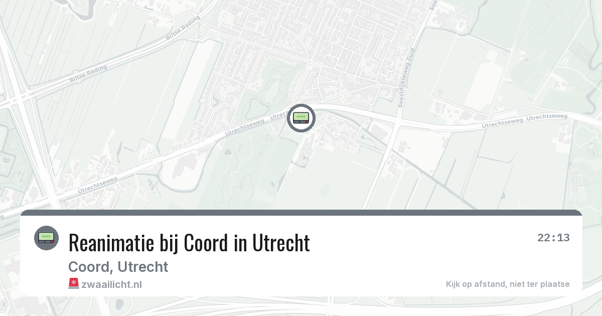 Reanimatie bij Coord in Utrecht — 4 apr 2026