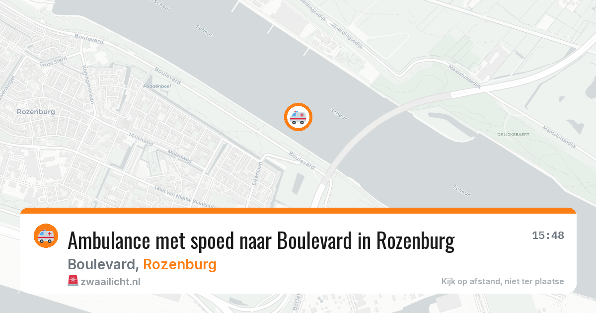 Ambulance met spoed naar Boulevard in Rozenburg — 2 jun 2026