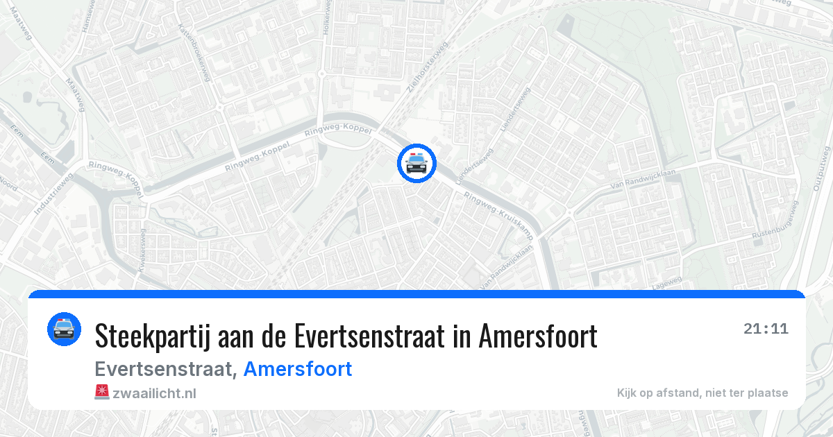 Steekpartij aan de Evertsenstraat in Amersfoort — 3 jul 2026