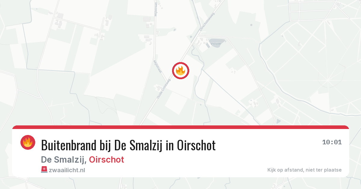 Buitenbrand bij De Smalzij in Oirschot — 29 jul 2026