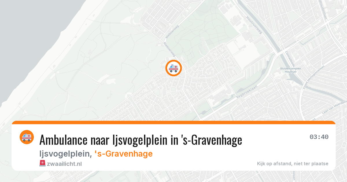 Ambulance naar Ijsvogelplein in 's-Gravenhage — 17 apr 2026
