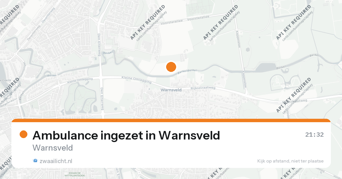 Ambulance ingezet in Warnsveld — 31 jan 2026