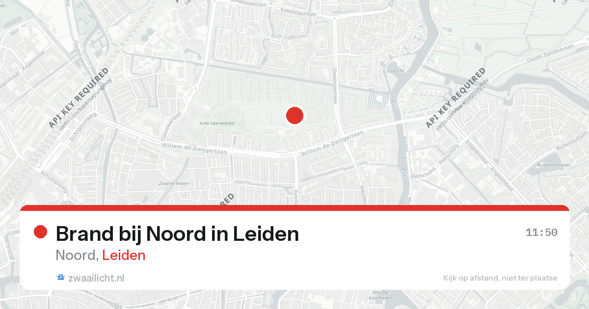 Brand bij Noord in Leiden — 18 mrt 2026