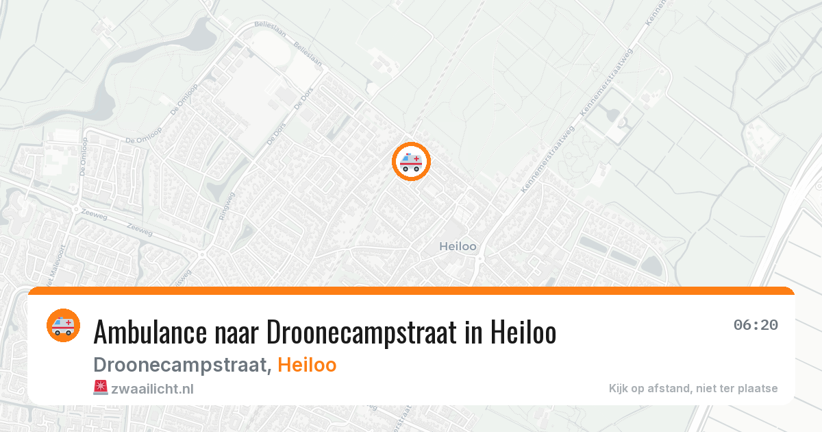Ambulance naar Droonecampstraat in Heiloo — 7 apr 2026