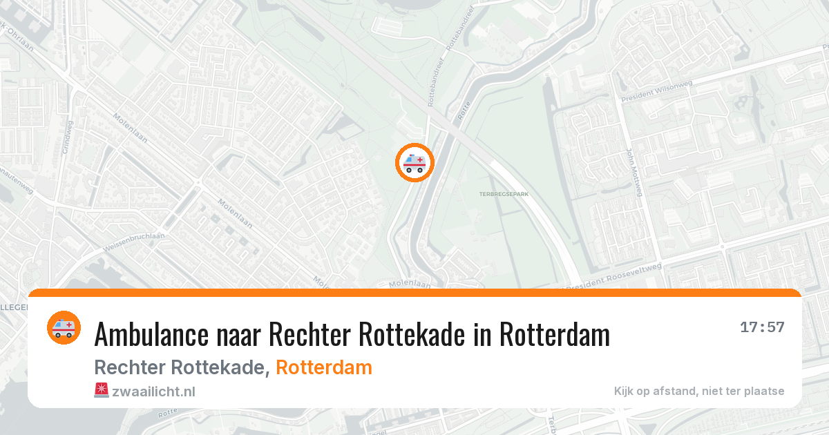 Ambulance naar Rechter Rottekade in Rotterdam — 12 jun 2026