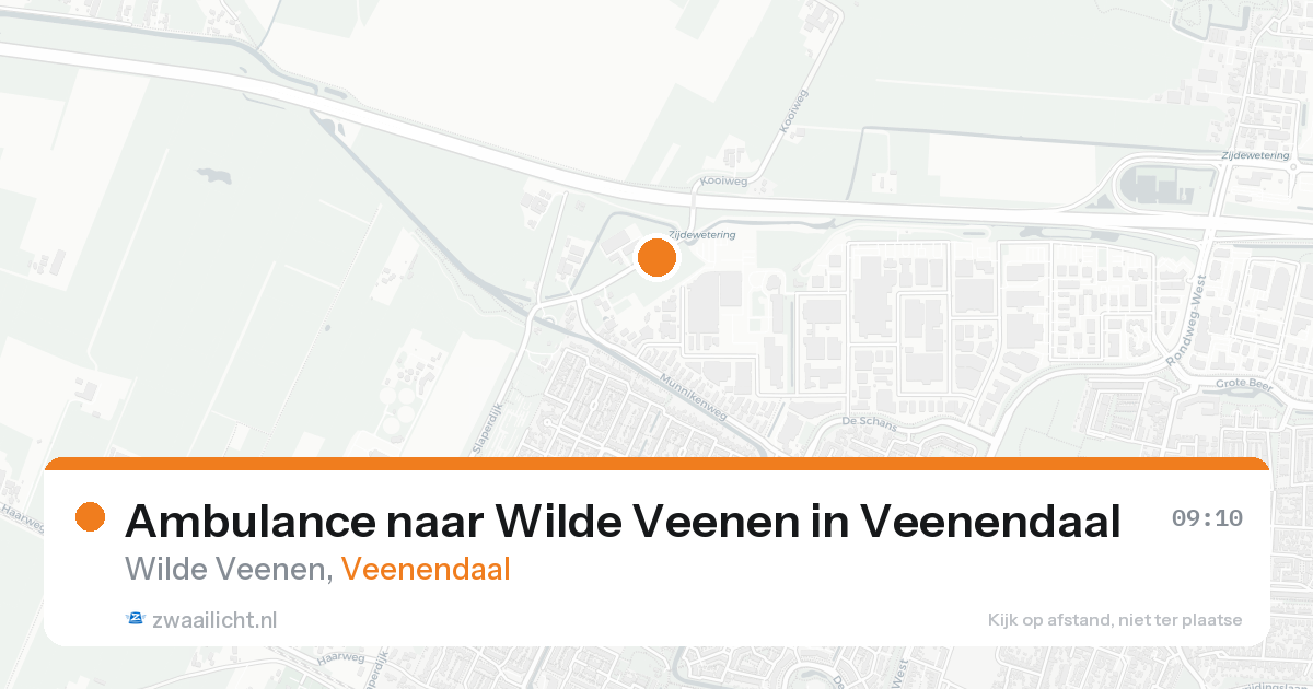 Ambulance naar Wilde Veenen in Veenendaal — 8 feb 2026