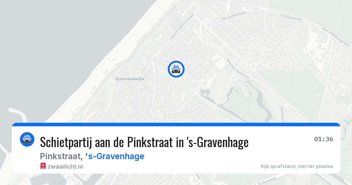 Schietpartij aan de Pinkstraat in 's-Gravenhage — 14 aug 2026