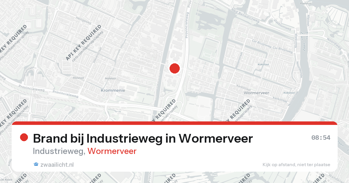 Brand bij Industrieweg in Wormerveer — 2 mrt 2026