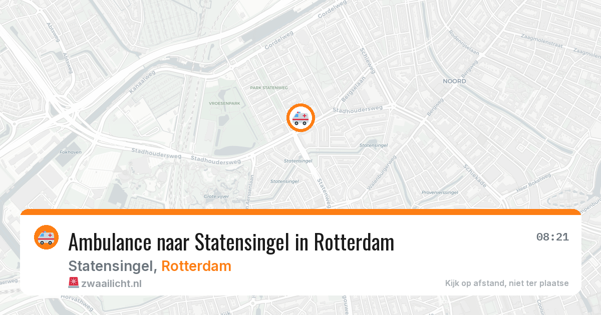 Ambulance naar Statensingel in Rotterdam — 26 jun 2026