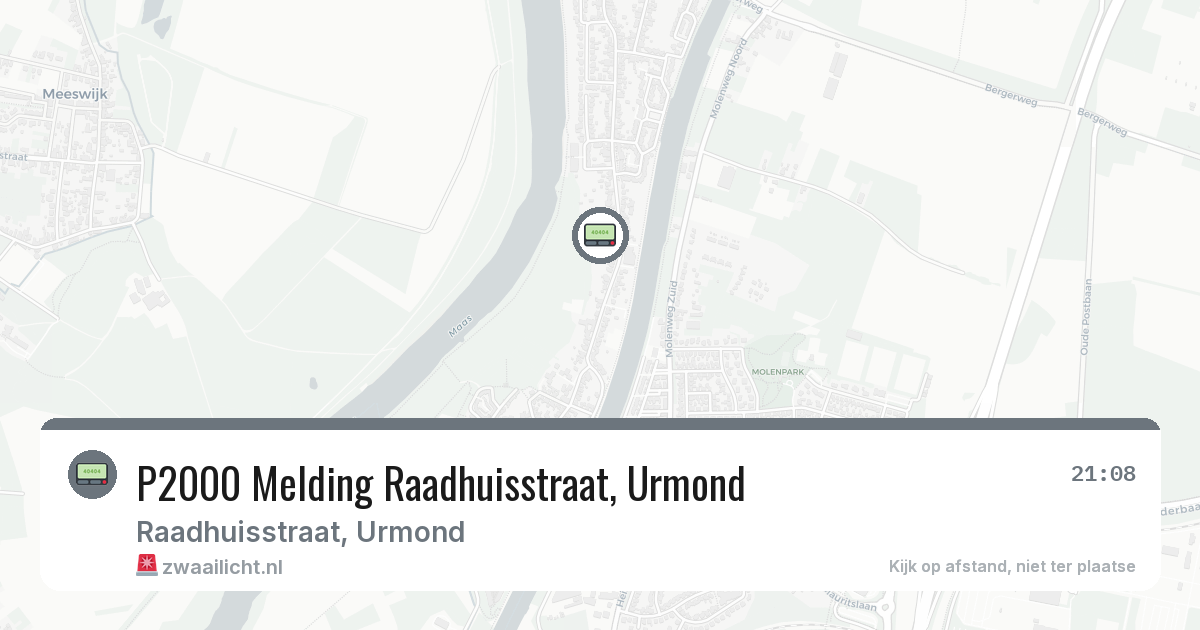 P2000 Melding Raadhuisstraat, Urmond — 4 mrt 2026