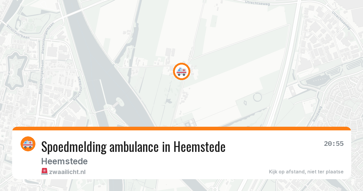 Spoedmelding ambulance in Heemstede — 1 feb 2026