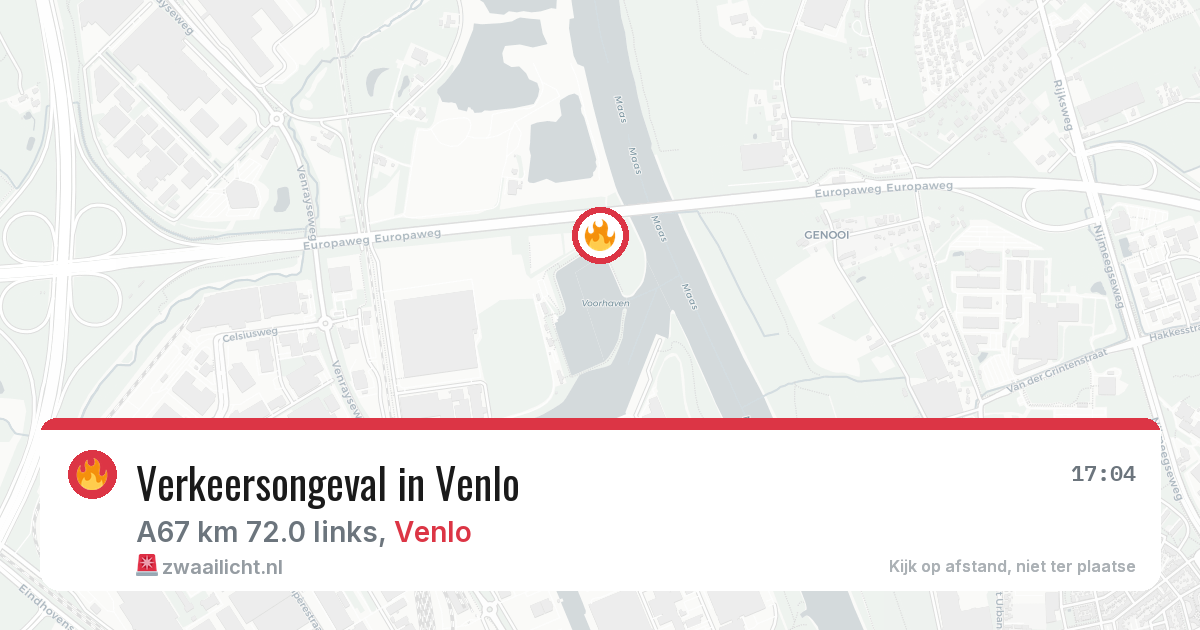 Verkeersongeval in Venlo — 3 mrt 2026