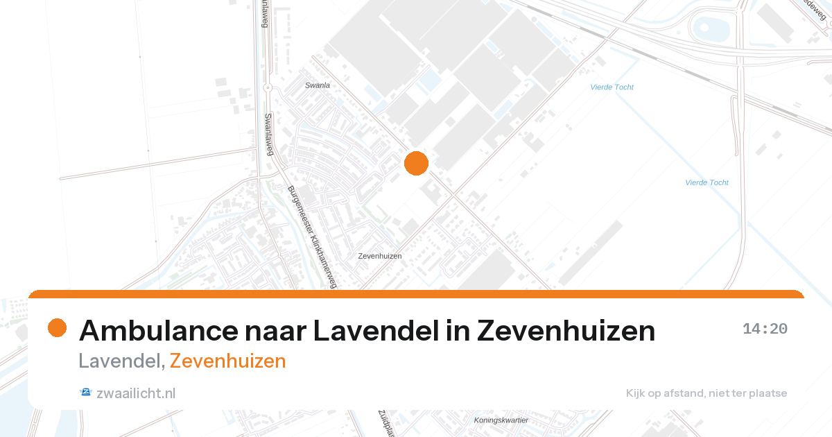Ambulance naar Lavendel in Zevenhuizen — 25 aug 2026