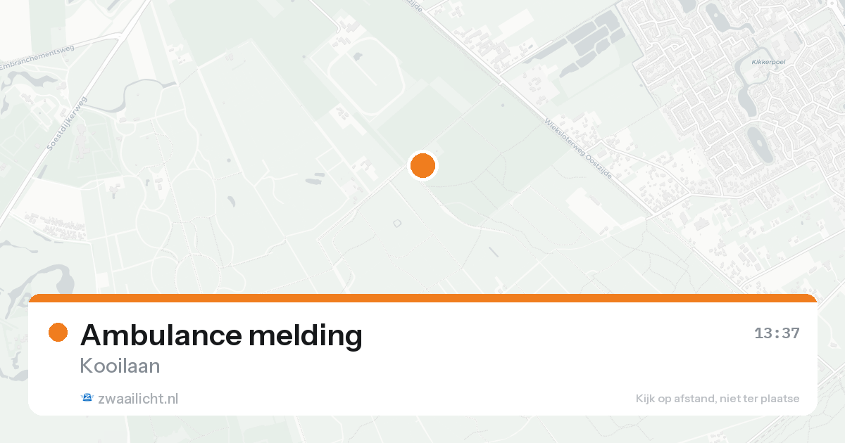 Ambulance melding — 5 mei 2026