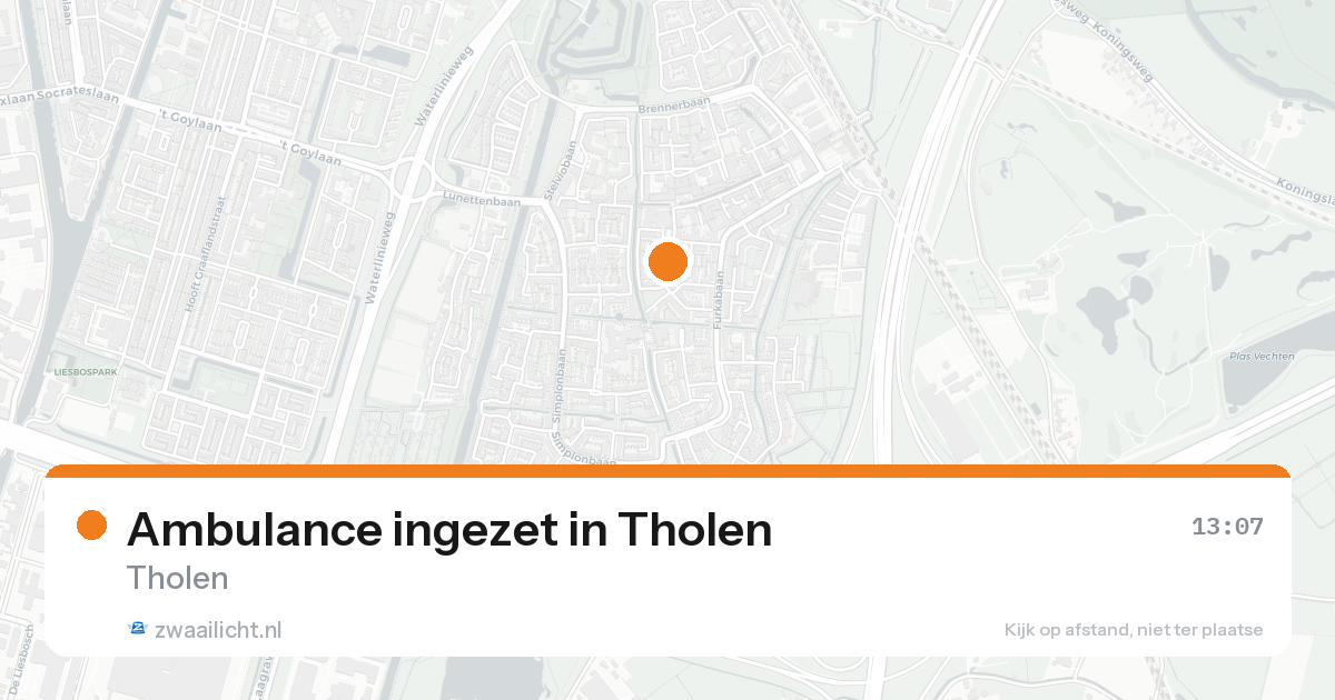 Ambulance ingezet in Tholen — 31 jan 2026