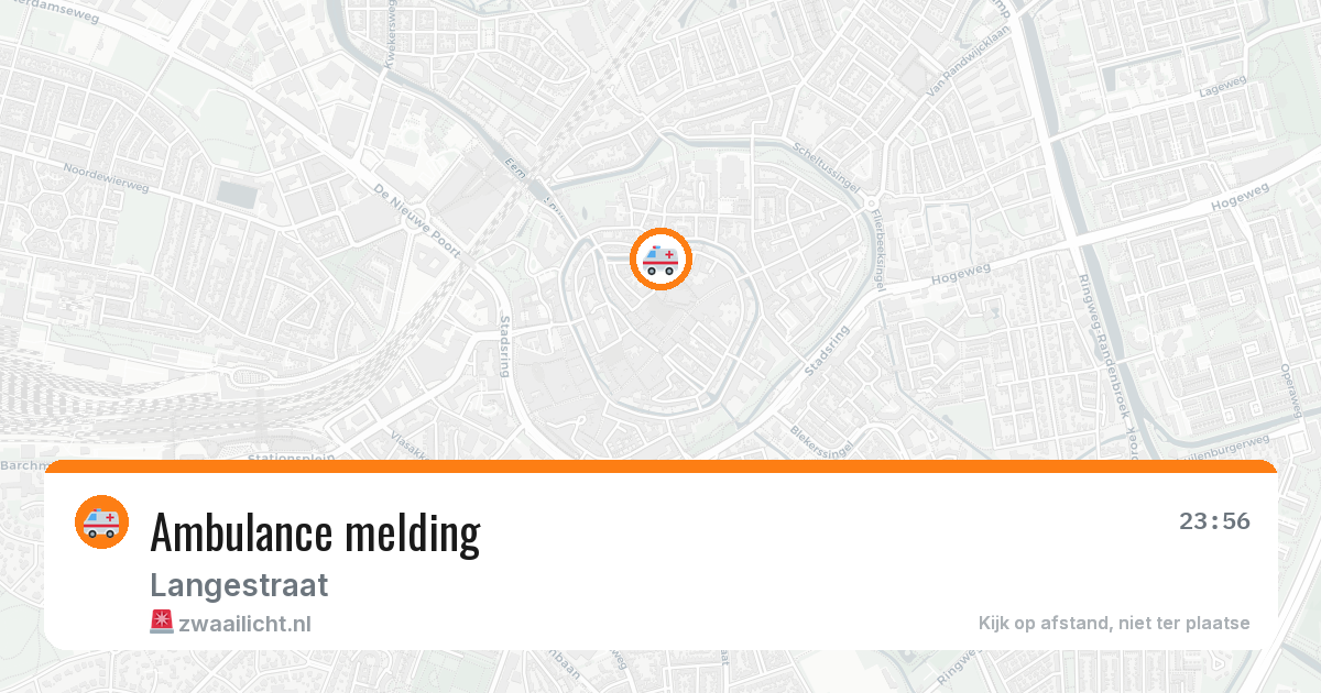 Ambulance melding — 14 mei 2026