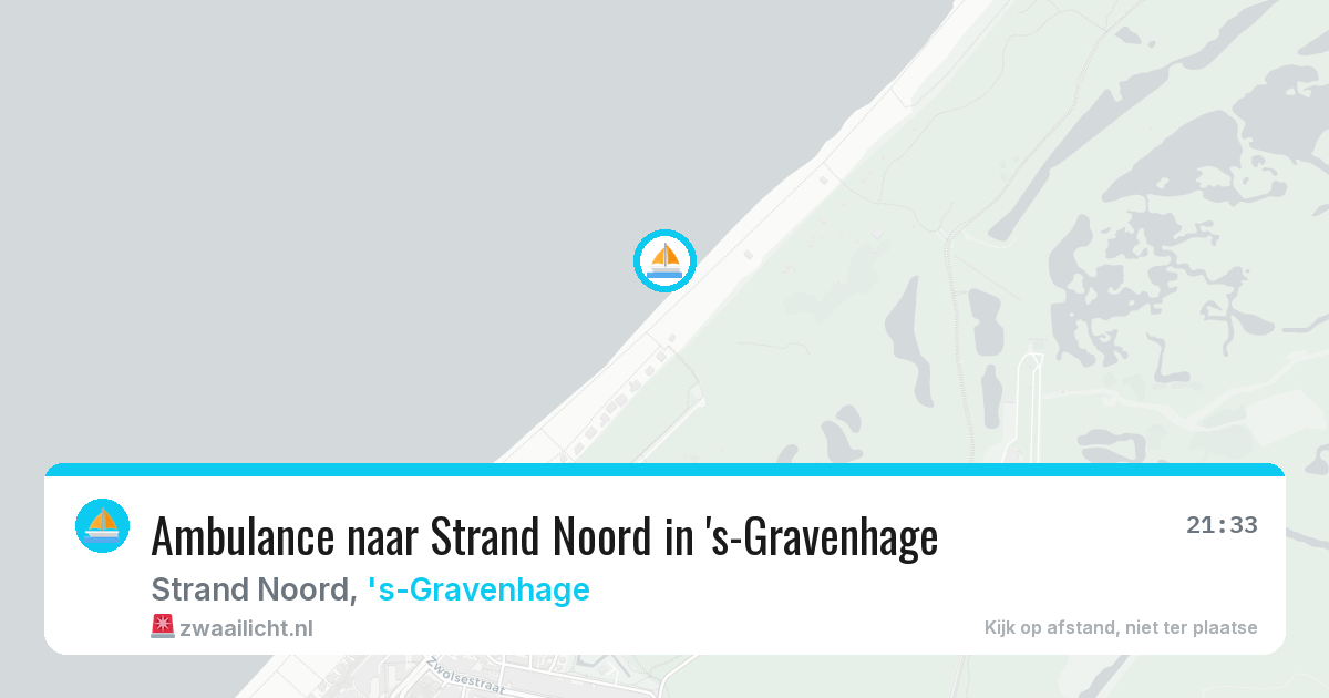 Ambulance naar Strand Noord in 's-Gravenhage — 13 jul 2026