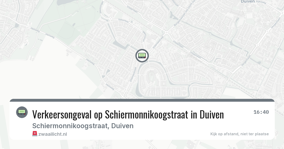 Verkeersongeval op Schiermonnikoogstraat in Duiven — 24 feb 2026