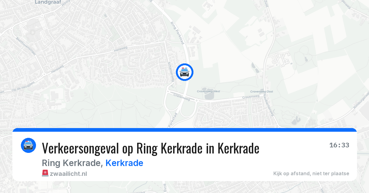 Verkeersongeval op Ring Kerkrade in Kerkrade — 25 jan 2026